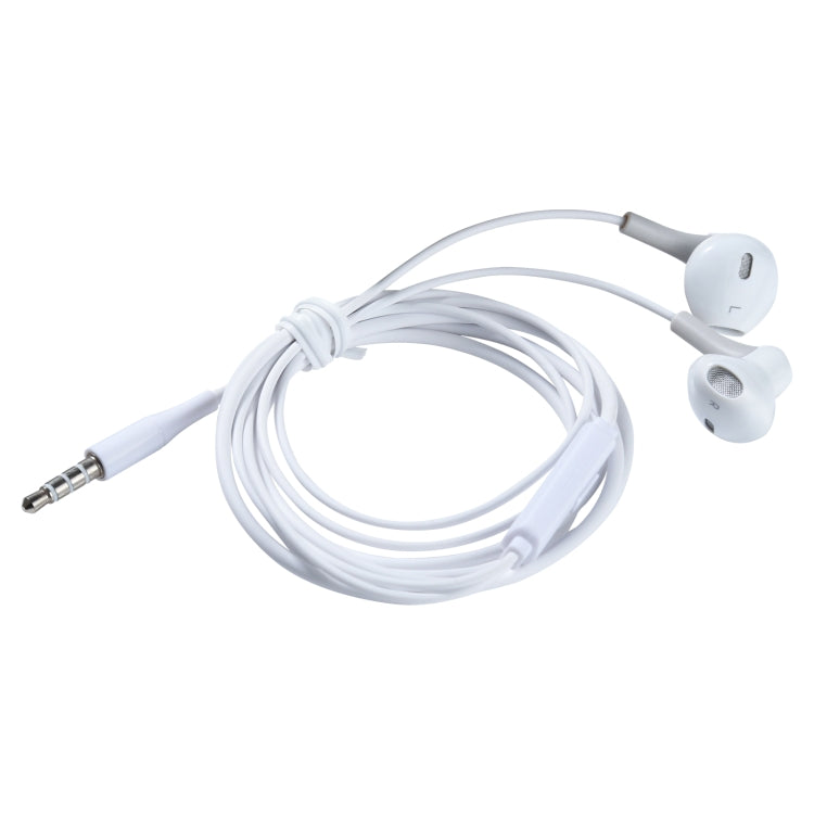 In-Ear Headphones with 3.5mm Plug Cable Support Wire Control Cable length: 1m (White)