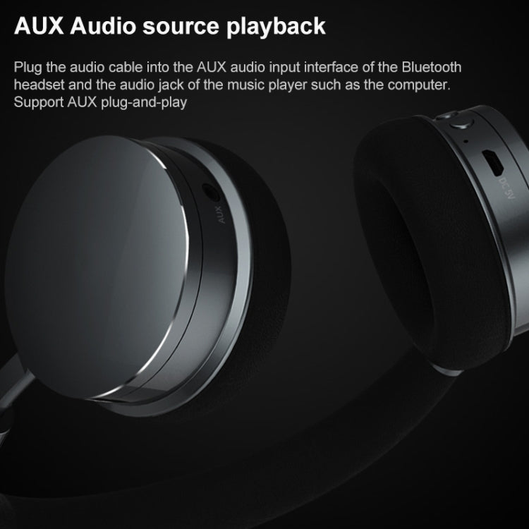 Remax RB-520HB Bluetooth V4.2 Auriculares de música Stereo (café oscuro)