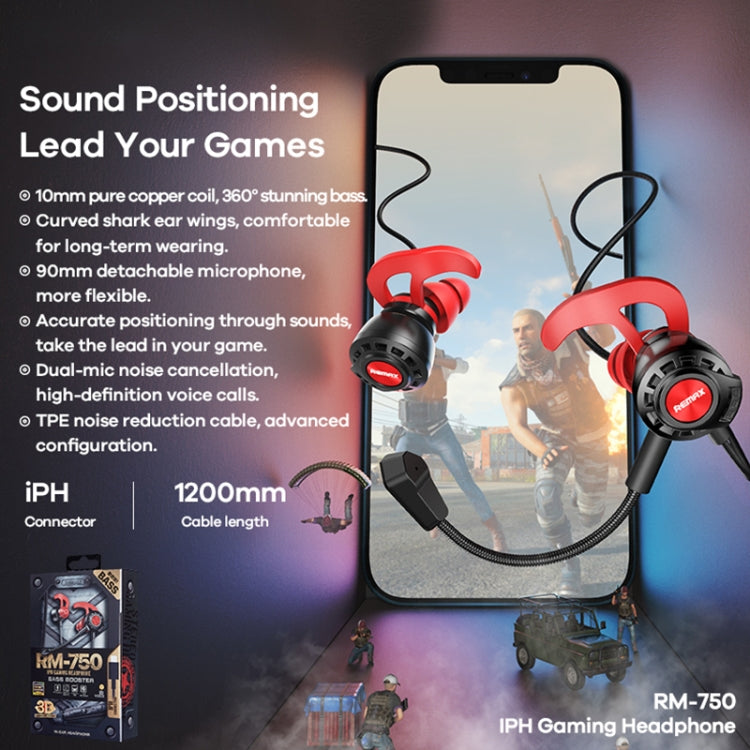 Remax RM-750 8pin Interface Gaming Headphone