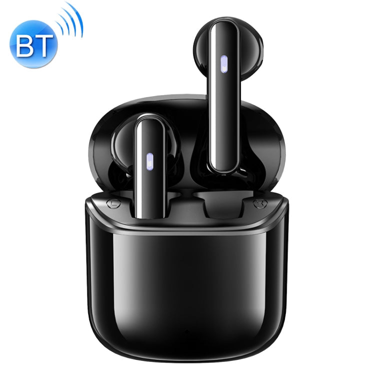 TWS-T9 Bluetooth 5.0 Empleo de negocios Stereo Auricular Inalámbrico bluetooth con caja de Carga (Negro)