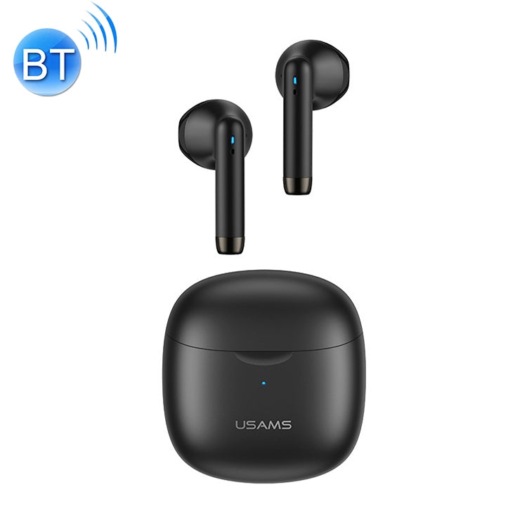 USAMS-IA04 Zero Sense Series Bluetooth Wireless Bluetooth 5.0 Mini tws Earphone with Charging Box (Black)