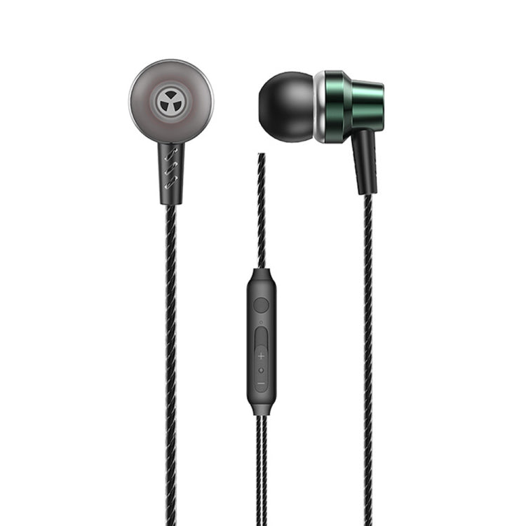 WK YA03 Series 3.5mm 3.5mm Interface In-Ear HiFi Stereo Call Call Music Earphone Length: 1.2m (Beige)