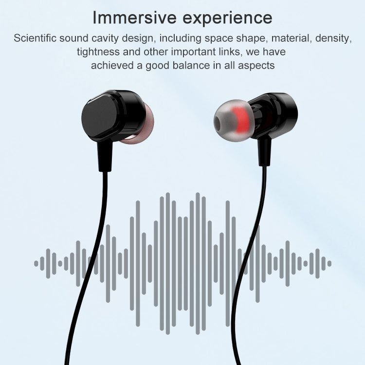 Ain MK-I01 IPX4 Écouteur Bluetooth à contrôle filaire avec boucle de câble Prise en charge des appels et assistant vocal (Rouge)