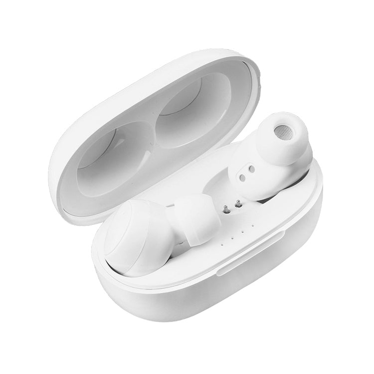 Ain MK-T1 TWS IPX4 Auricular de Bluetooth Semi-in-Ore Bluetooth de reducción de ruido impermeable con caja de Carga Soporte Llamada y Modo Soltero y Binaural y Conexión automática