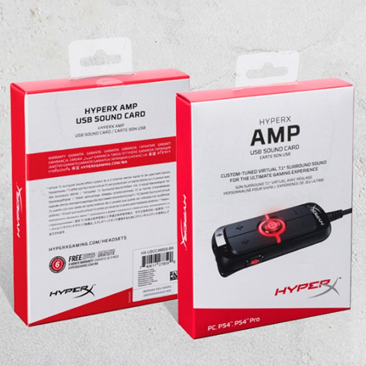 Kingston Hyperx Cloud II HXS-HSDG1 Huracán AMP USB AMP 7.1 Tarjeta de sonido de Control de Cable (Negro)