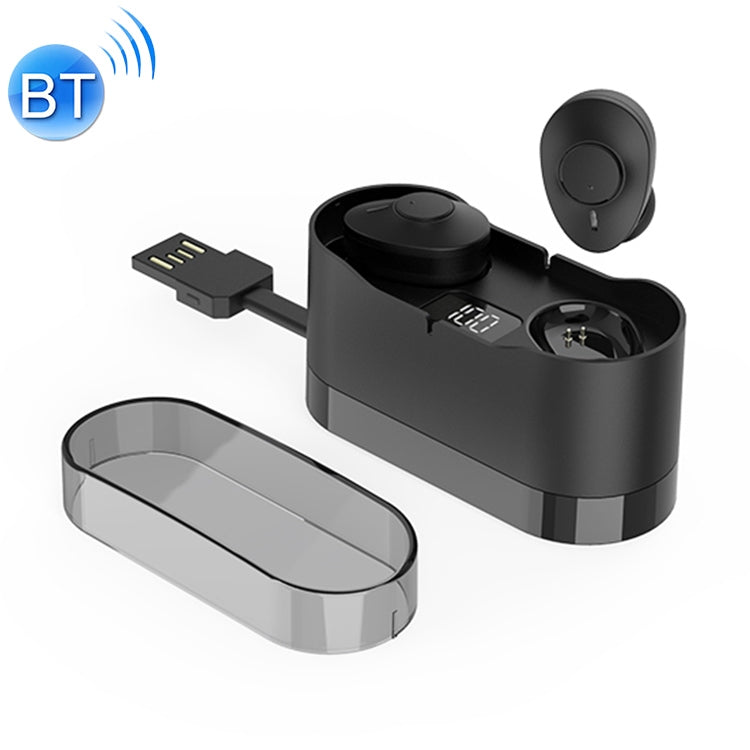 Acer AHR012 Bluetooth 5.0 Cola que Carga el verdadero Auricular Bluetooth Inalámbrico (Negro)