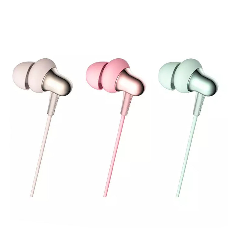 Original Xiaomi youpin E1025 1More Stylish Connective Double In-Ear Wired Earphone (Pink)