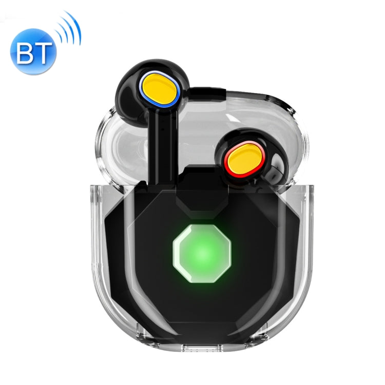 XT-3 Bluetooth 5.0 TWS Noise Reduction Intelligent Transparent Bluetooth Earphone (Black)