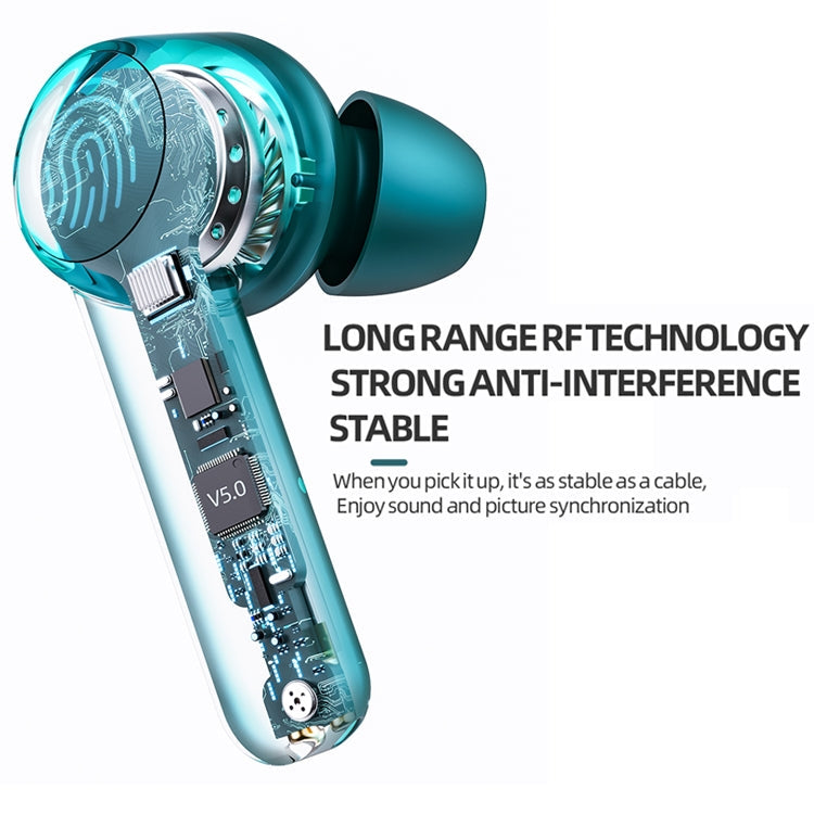 X7 Bluetooth 5.0 TWS True Inalámbrico Reducción de ruido Deportivo Gaming Inalámbrico Bluetooth Auricular (Negro)