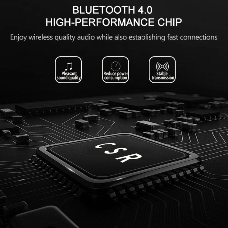 Auriculares Inalámbricos Bluetooth 4.0 plegables SN-P18 con Micrófono compatible con Tarjeta TF (Rojo)