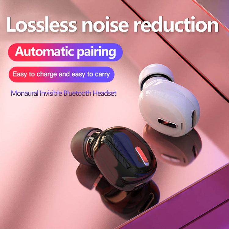 Mini écouteur intra-auriculaire unilatéral Bluetooth 5.0 sans fil X9 (blanc)