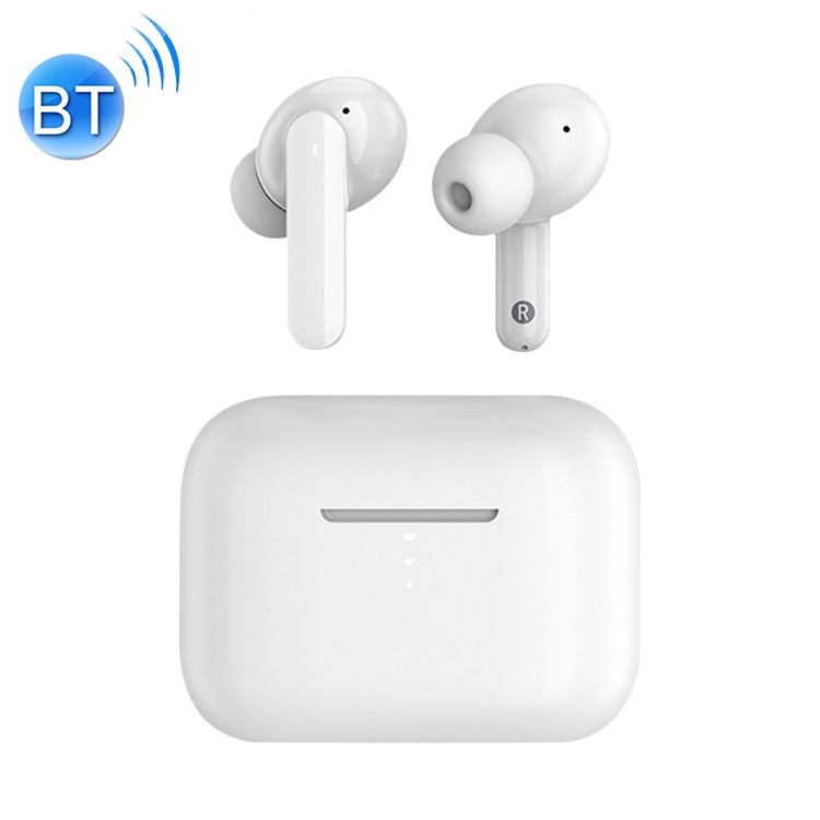 Original Xiaomi QCY T10 PRO Bluetooth 5.2 In-Ear HiFi Earphone Earbud Pop-Up Maring (White)