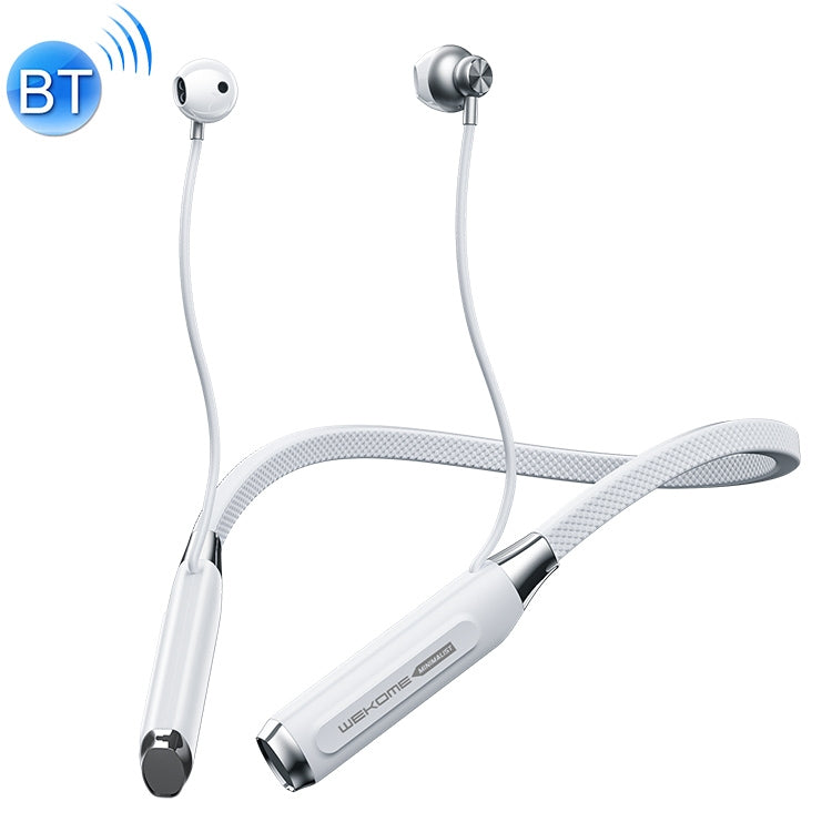 WK V39 Neck Mounted Bluetooth Headset (White)