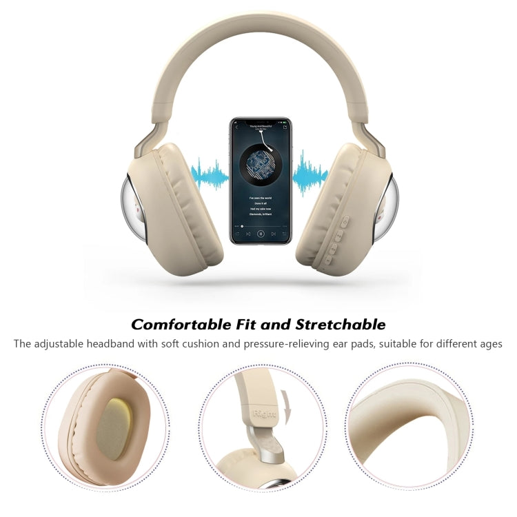 B4 RGB Cartoon Stereo Headphones Wireless Bluetooth Headphones (Black)