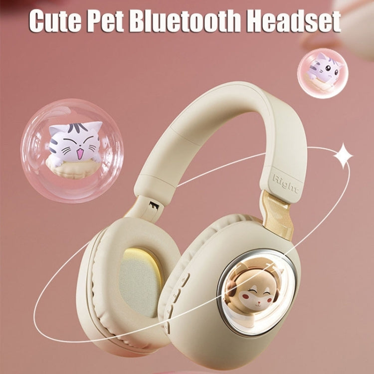 B4 RGB Cartoon Stereo Headset Wireless Bluetooth Headphones (Purple)