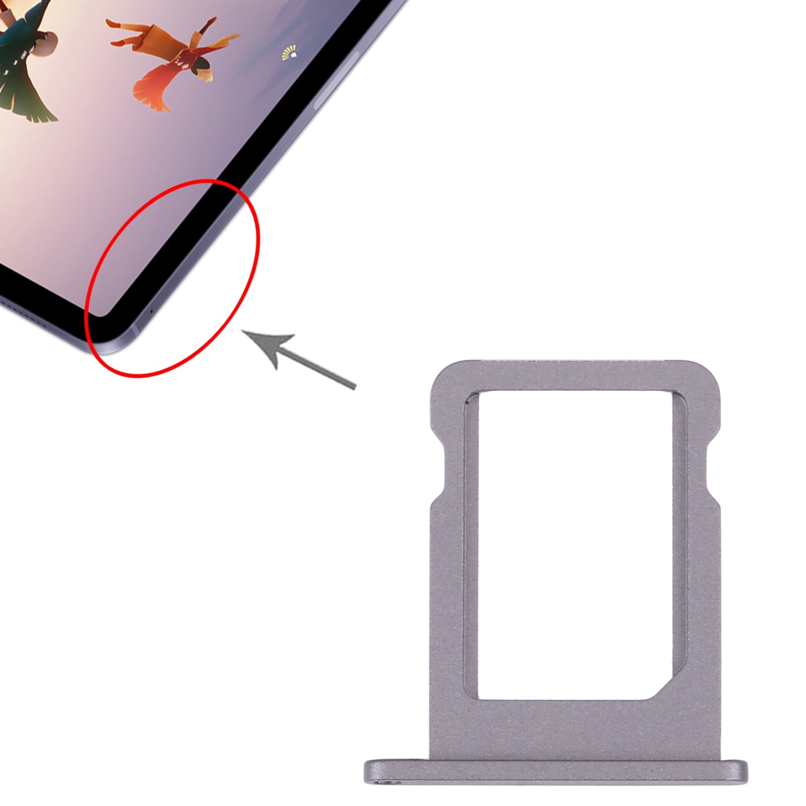 Micro SIM SIM Holder Tray Apple iPad Air 2022 Gray