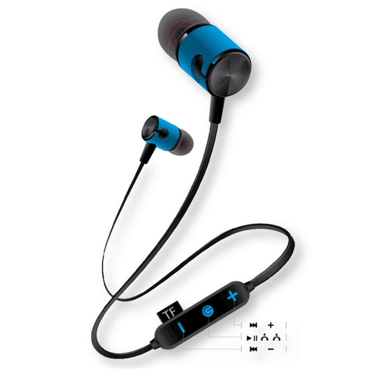 MG-G20 Bluetooth 4.2 Sport Auricular Inalámbrico Bluetooth Tarjeta de soporte (Azul)