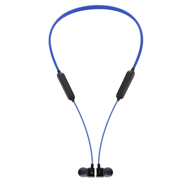 MG-G16 Bluetooth 4.2 Sport Wireless Bluetooth Earphone Support Card (Black Blue)