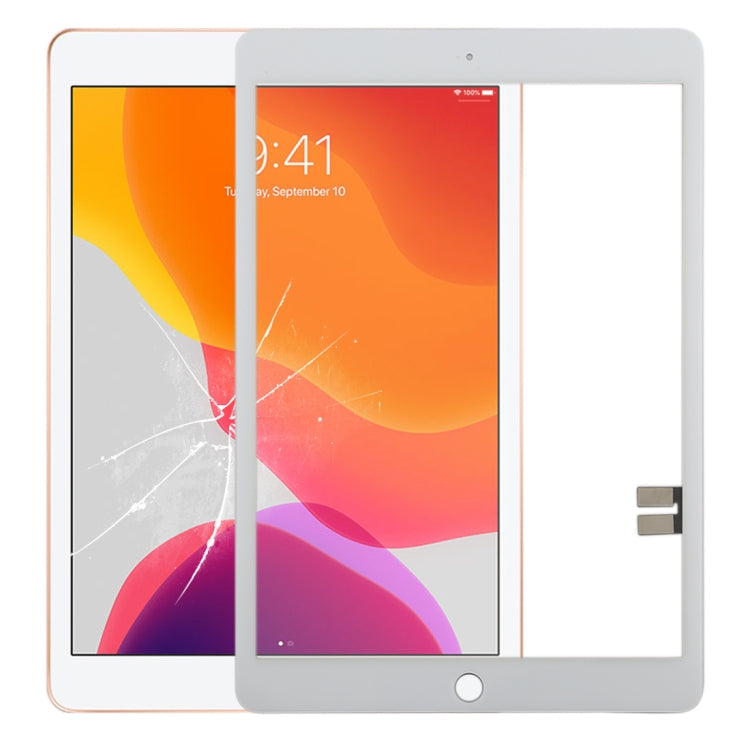 Écran tactile pour iPad 10,2 pouces / iPad 7 (Blanc)
