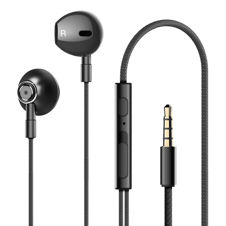 Lenovo HF140 Original Sound High Quality Noise Canceling In-Ear Wired Control Headphone (Black)