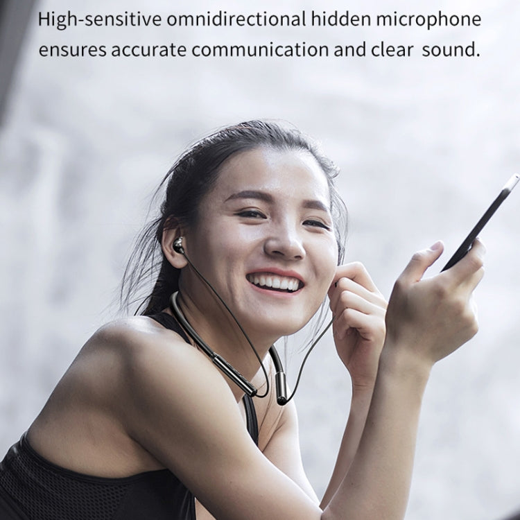 Rock B5 Auricular Bluetooth Deportivo Magnético montado en el cuello Control de llamadas y Cables de soporte