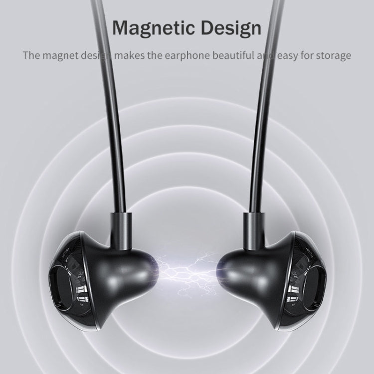 Rock B5 Auricular Bluetooth Deportivo Magnético montado en el cuello Control de llamadas y Cables de soporte