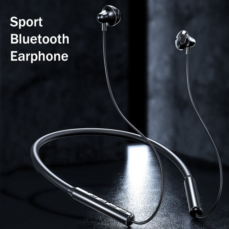 Rock B5 Neck-Mounted Magnetic Sports Bluetooth Headset Call Control and Support Cables