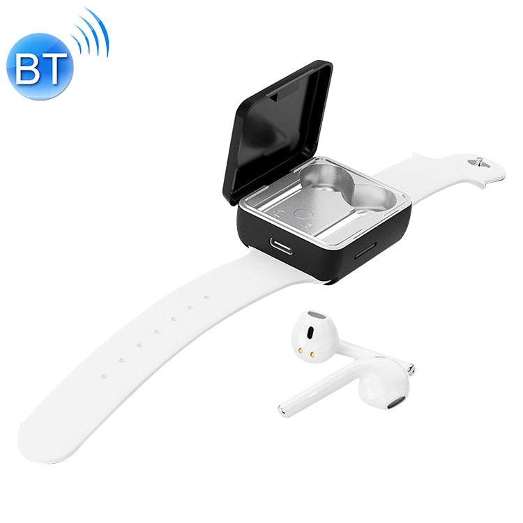 U5 TWS WATRY STYLE WINESESS SPORTS BLUETOOTH Earphone with Charging Box Support Touch Touch and Call (White)