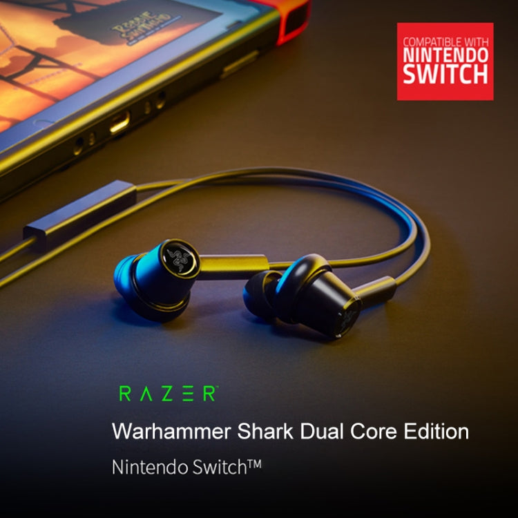 Razer Hammerhead Duo Wired Gaming Wired with Microphone for Nintendo Switch (Black)