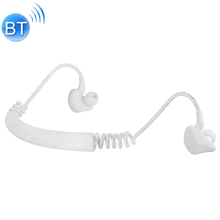 Auriculares Bluetooth Deportivos Inalámbricos retráctiles intrauditivos M12 para Auriculares Apple (Blanco)