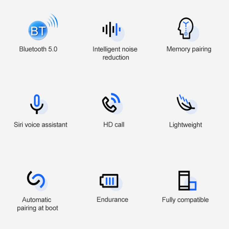 WK V25 TWS Bluetooth 5.0 Touch Wireless Bluetooth Earphone avec connexion mémoire et boîtier de chargement Prend en charge les appels HD et Siri (Blanc)