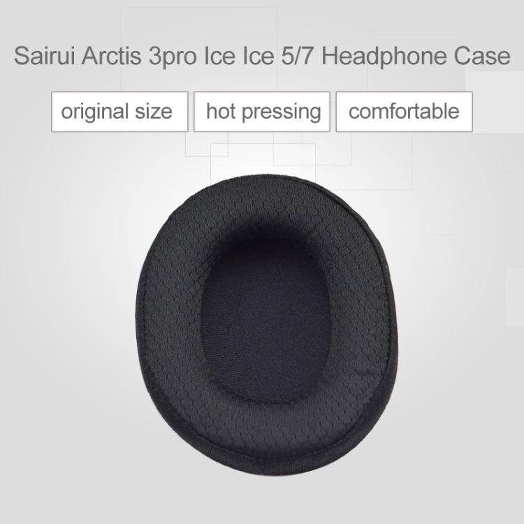 Leather Protective Case with Sponge for Steelseries Arctis 3 Pro / Ice 5 / Ice 7 Headphones (Grey)