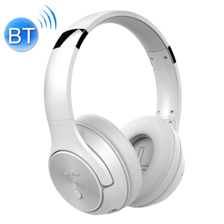 ZEALOT B36 Casque de musique stéréo Bluetooth avec bandeau pliable (Blanc)