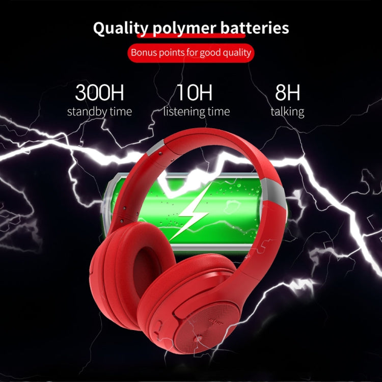 ZEALOT B36 Auriculares de música Stereo Bluetooth con Diadema plegable (Rojo)