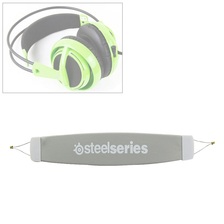 For Steelseries Siberia V1/V2 Replacement Headband Beam Harness Pad Cushion Repair Part (Silver Grey)
