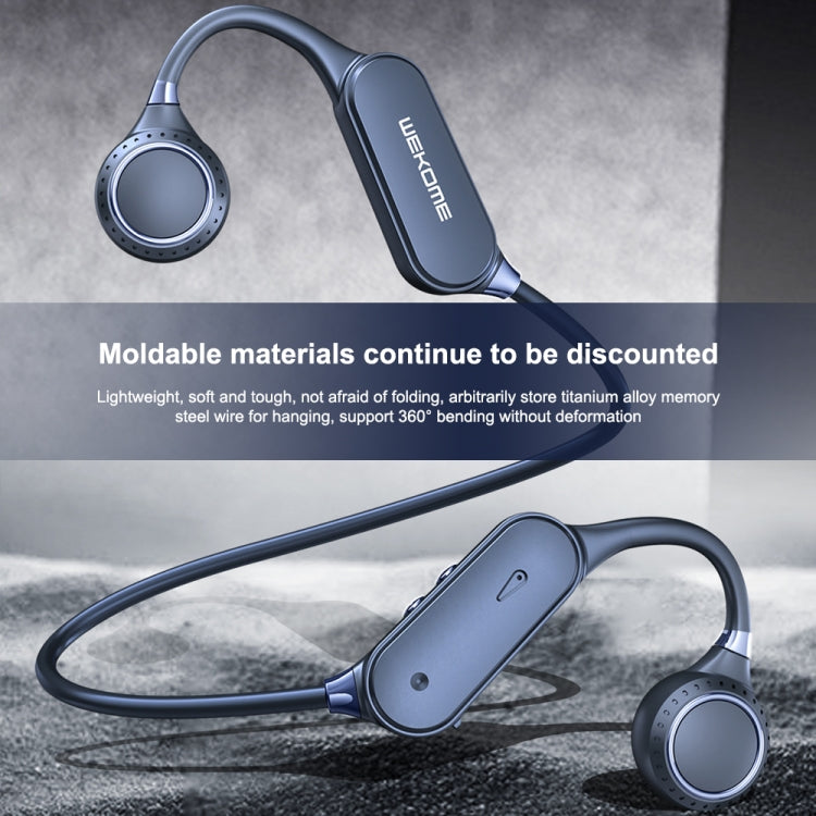 WK V32 Hueso Conducción Bluetooth 5.0 Auricular Ningún Auricular impermeable Deportivo en la Oreja (Azul)