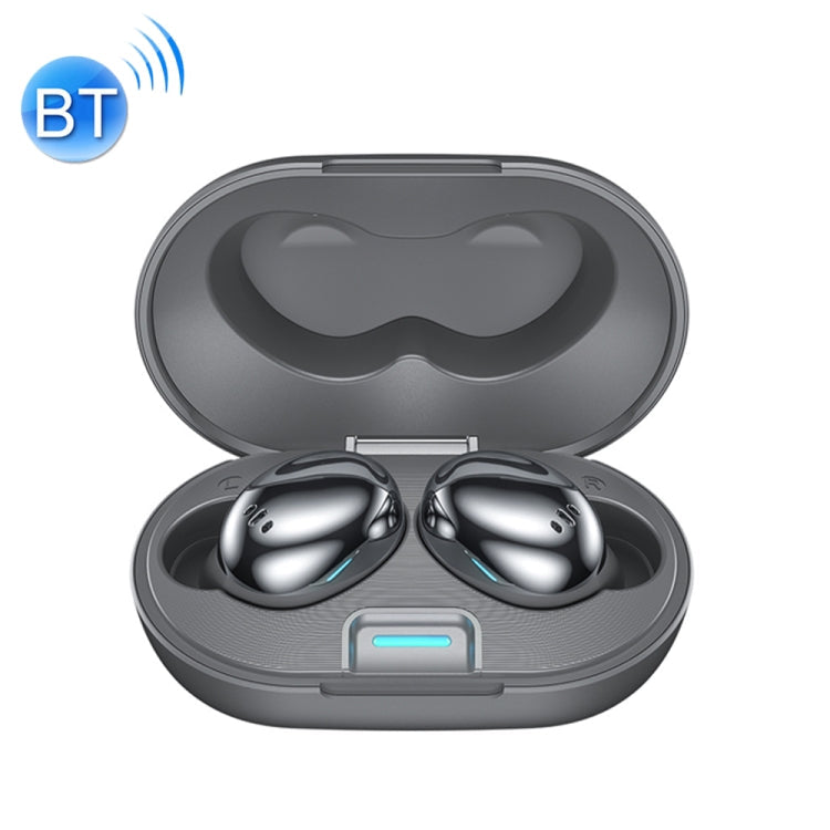 WK V36 TWS Wireless TWS Metal Saucer Bluetooth 5.0 Earphone with Charging Box (Grey)