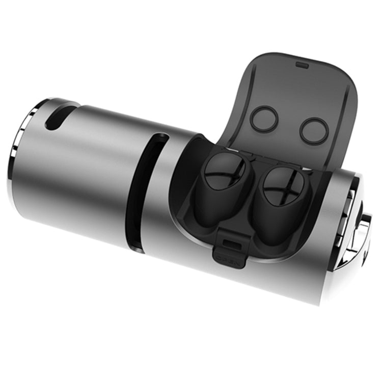 3 en 1 TWS Mini impermeable Bluetooth 4.2 Auricular Inalámbrico + Audio + Caja de Carga