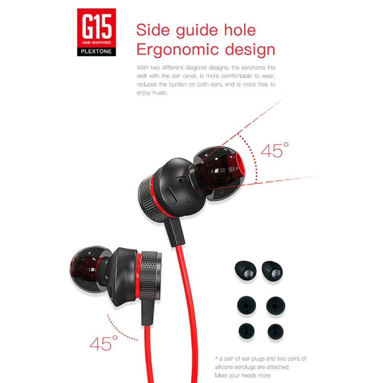 Plextone G15 Auriculares para juegos de 3.5 mm Stereo Magnético con Cable en la Oreja y Micrófono (verde)