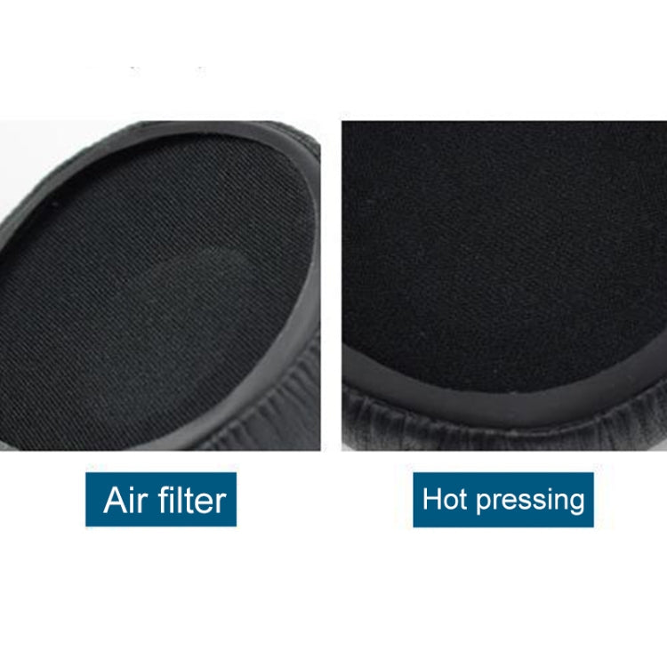 For JBL E30 Headphones Imitation Leather + Soft Foam Headphone Protective Case Earmuffs One Pair (Black)
