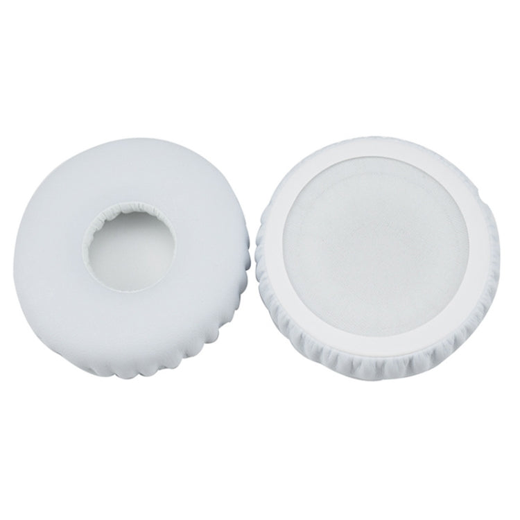 For JBL E40BT / T450 Headphones Imitation Leather + Soft Foam Headphone Protective Case Earmuffs One Pair (White)