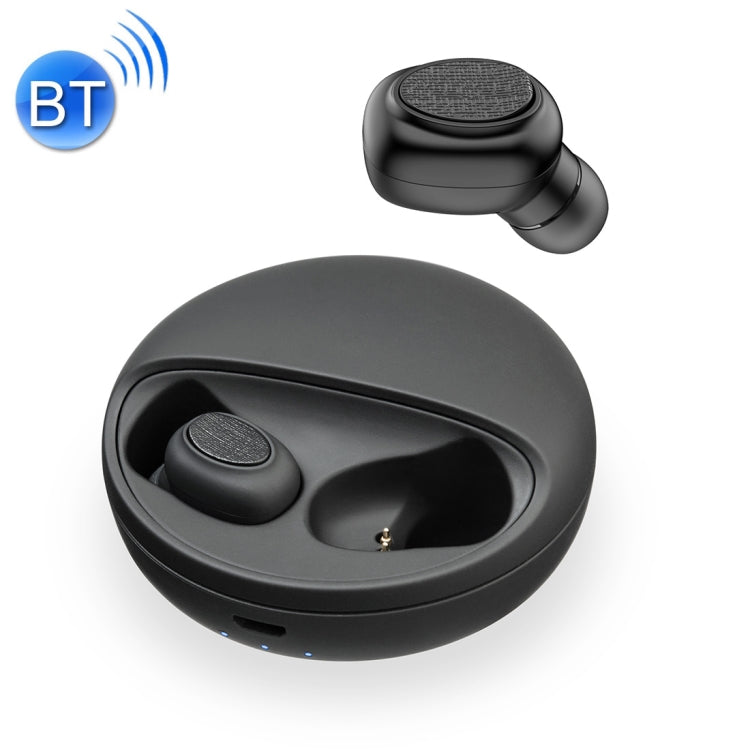 YH-03 TWS V5.0 Auriculares Stereo Inalámbricos Bluetooth con Estuche de Carga asistente de voz de soporte (Negro)
