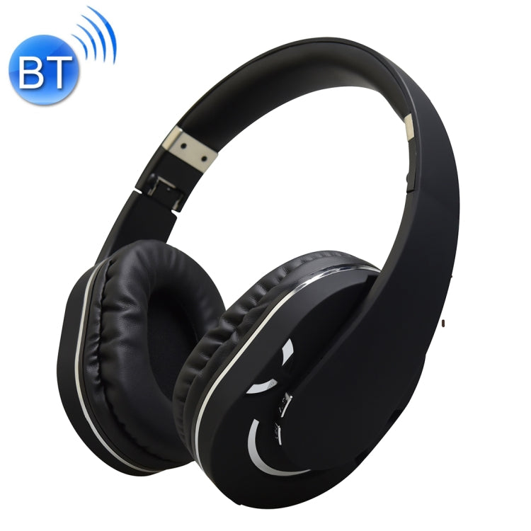 Casque sans fil pliable BTH-878 avec casque Bluetooth V4.1 avec son stéréo (noir)
