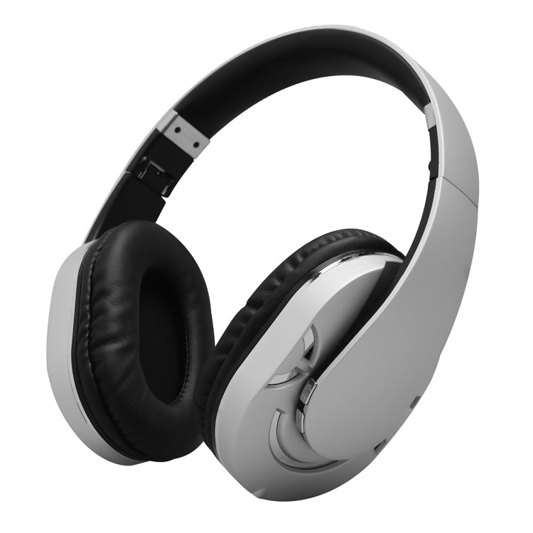 BTH-878 Foldable Wireless Bluetooth V4.1 Headphones with Stereo Sound (Silver)