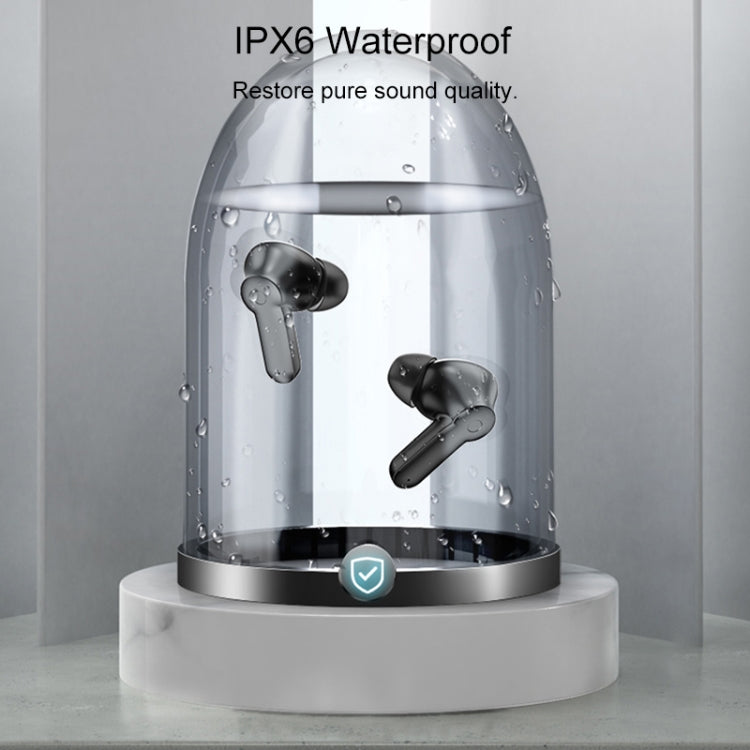XG31 Bluetooth 5.0 IPX6 Auricular Bluetooth Inalámbrico a prueba de agua con caja de Carga (Negro)