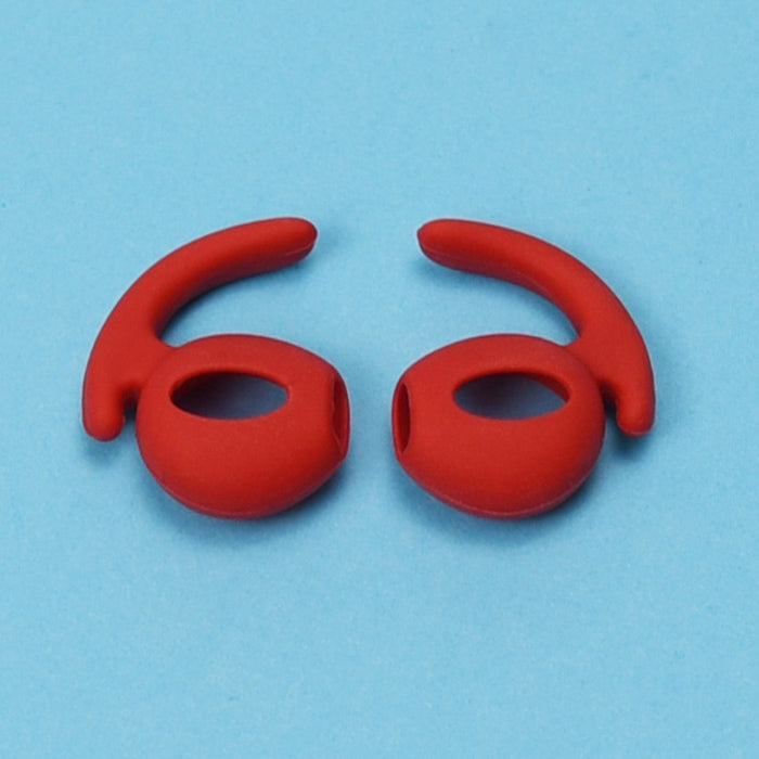 Wireless Bluetooth Headphones Silicone Earbuds Earbuds for Apple AirPods 1/2 (Red)