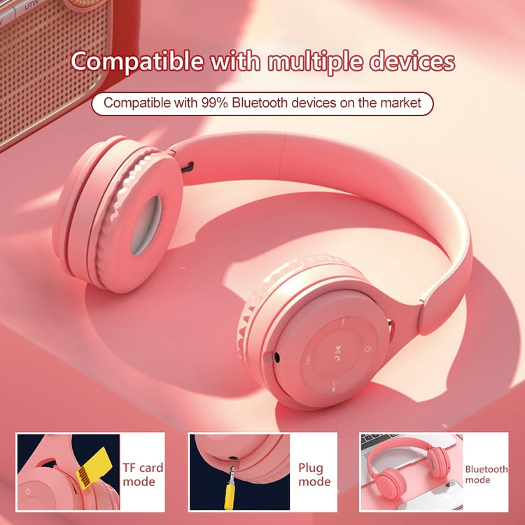 Auriculares Bluetooth Macaron con calidad de Sonido de alta fidelidad Y08 compatible con llamadas y Tarjeta TF y AUX de 3.5 mm (amarillo)