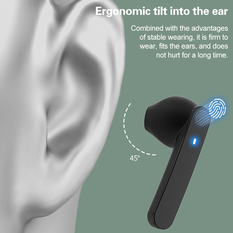 Z5 TWS Bluetooth 5.0 Touch Mini Wireless Bluetooth Earphone with Magnetic Charging Box Call and Voice Assistant and IOS System Pop-up Window (Tarnished)