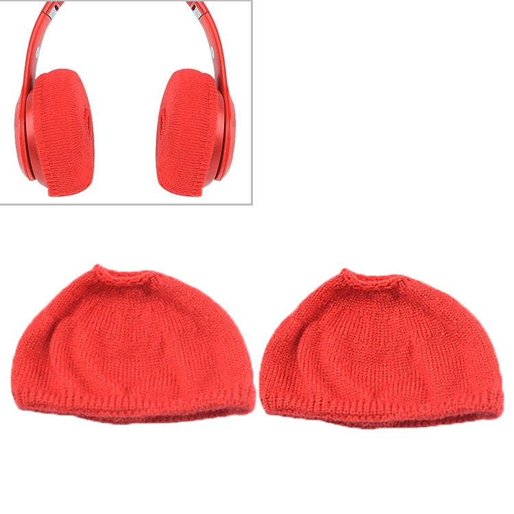 2 PCS Knitted Headphone Dustproof Protective Case for Beats Solo2 / Solo3 (Red)