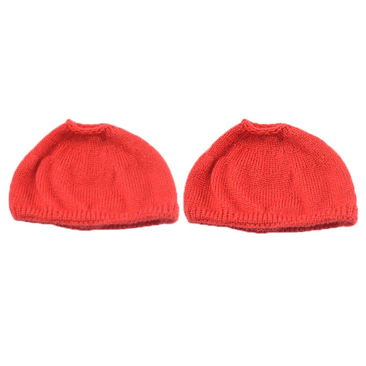 2 PCS Knitted Headphone Dustproof Protective Case for Beats Solo2 / Solo3 (Red)